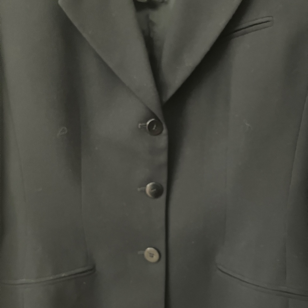 Gorgeous vintage Giorgio Armani black wool blazer, like new, Italian size 46 - Picture 7 of 11